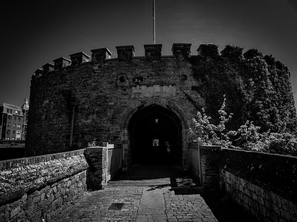 The round stone bastions of Deal Castle
